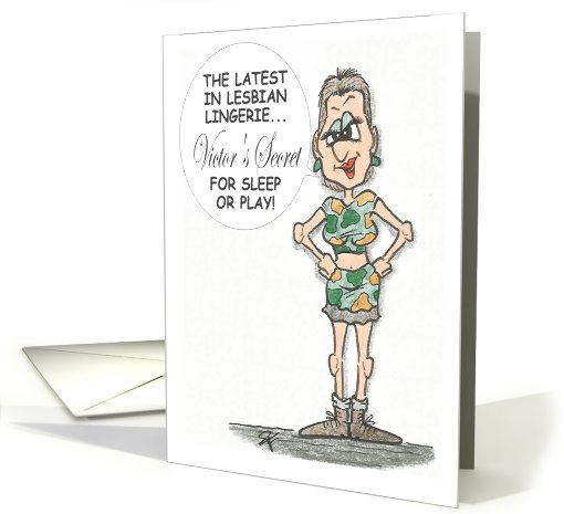 lesbian lingerie card (790809)