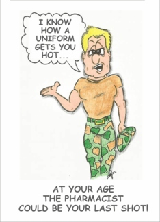men in uniform are...