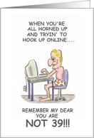 Happy Birthday Hook Up Online card