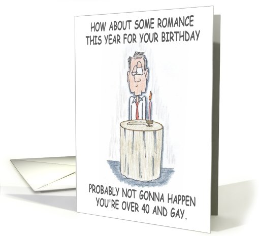 gay romance, birthday card (825586)