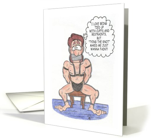 Bondage Marraige Congratulations
 card (825595)