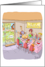 Funny Thanksgiving With Dark Humor Turkey Kids Looking for Mama card
