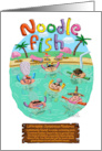 Noodle Fish Happy Retirement! card
