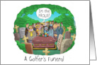 Golfer’s Funeral. card