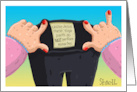 Birthday Funny for Yoga Pants Lovers and Funny Women card