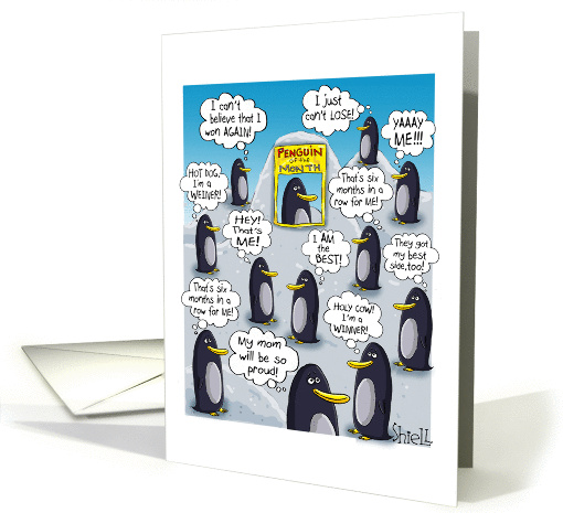Penguin of the Month card (1452624)