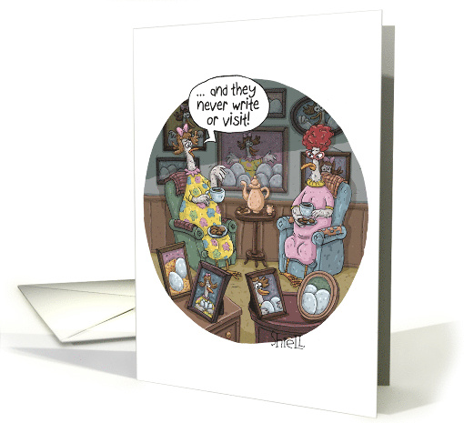 Chicken Moms. A Mother's Day card (1523488)