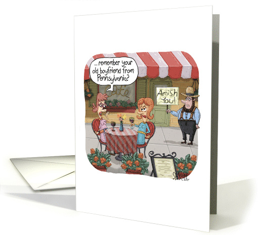 AMISH YOU Funny I Miss You Card For The One You Miss card (1693310)