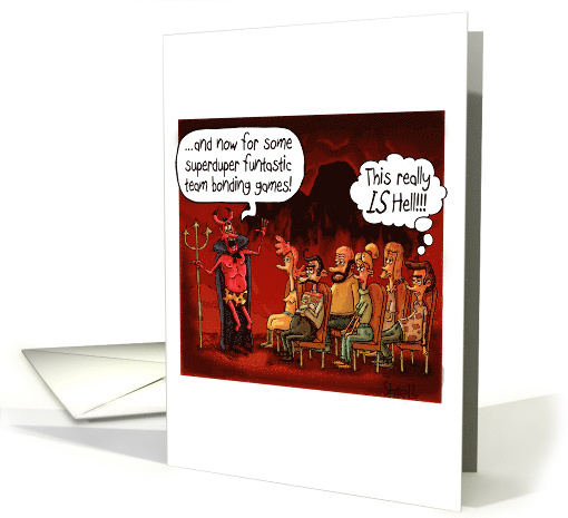 Team bonding in Hell Happy Birthday! card (1754448)