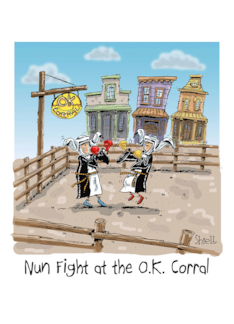 NUN FIGHT at the O....