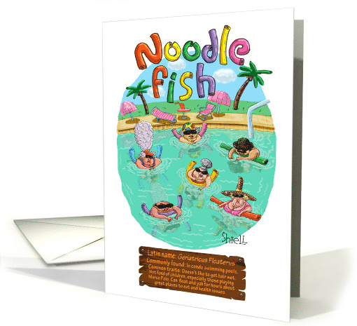 Noodle Fish Happy Birthday! card (1754456)