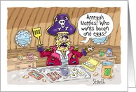 Funny Birthday Captain Spatula Captain Hook’s Lesser Known Brother card