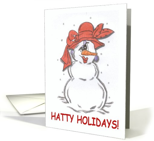 Red Hat Snowgal
 card (494288)