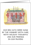 RED HAT by the chimney card