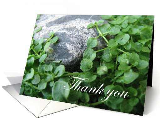 Thank you mint card (485185)