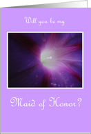 Will you be my Maid of Honor? card