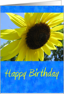 Sunflower Birthday card