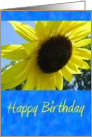 Sunflower Birthday card