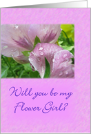 Will you be my Flower Girl? card