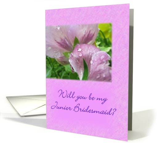 Will you be my Junior Bridesmaid? card (493470)