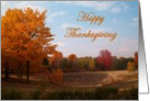 Happy Thanksgiving Fall Foliage card