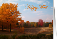 Happy Fall Foliage card