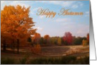 Happy Autumn Foliage card