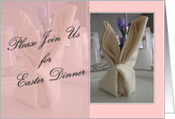 Easter Dinner - Please Join Us - Pink card
