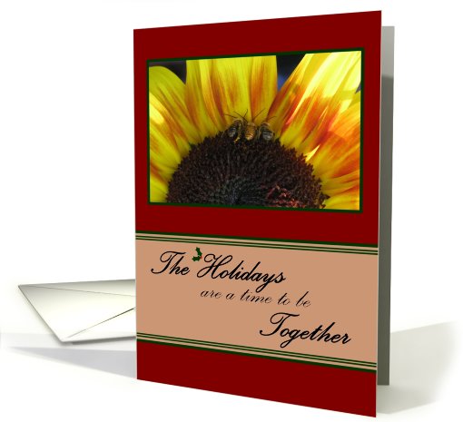 The Holidays are a time to be Together card (723948)