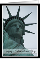 Happy Independence Day - Statue of Liberty card