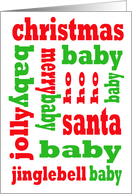 Christmas Baby card