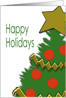 happy holidays card