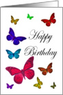 Birthday Butterflies card