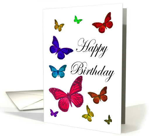 Birthday Butterflies card (1126256)
