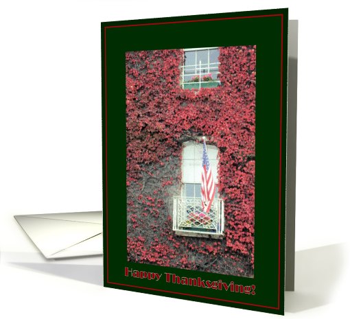 Patriotic Thanksgiving card (512800)