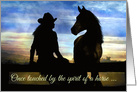 Horse Sympathy, Loss of Horse Condolence Card