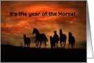 Happy Birthday Year of the Horse card