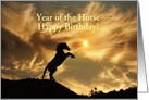 Happy Birthday Year of the Horse card