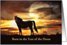 Happy Birthday Year of the Horse card