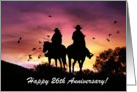 Cowboy and Cowgirl 26th Anniversary card