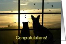 Congratulations on your pet adoption card