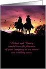 Vow Renewal Cowboy and Cowgirl Western Invitation Customize card