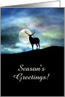 Season’s Greetings Elk and Moon Customize card