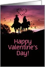 Cowboy and Cowgirl Happy Valentine’s Day Customizeable card