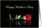 Happy Mother’s Day Red Rose Customizeable card