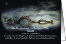 Native American Zodiac Sign Oct 23 to Nov. 22nd Sign of the Snake card