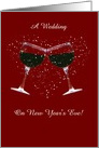 Customizable New Year’s Eve Wedding card