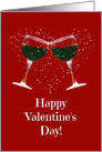 Humorous Wine Happy Valentine’s Day, General Valentine’s Day card