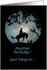 Bucking Horse Cowboy Another Birthday Customizable card