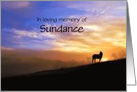 With Deepest Sympathy Loss Of Horse Customizable card